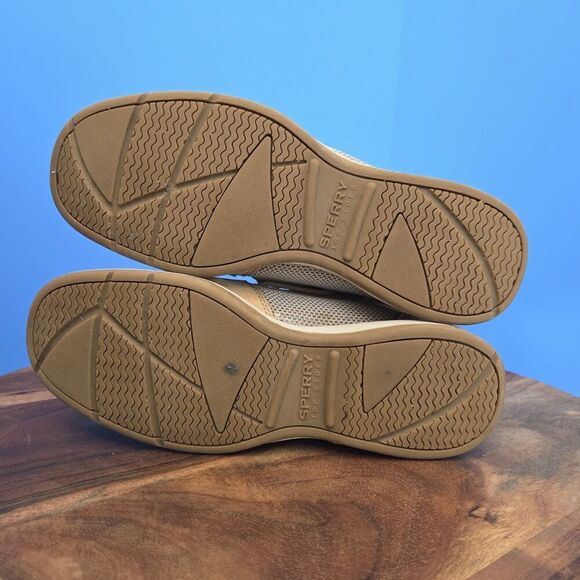 Sperry Top-Sider Langley Boots Ankle Women's 8.0 Linen/Tan #93461 - Picture 9 of 11